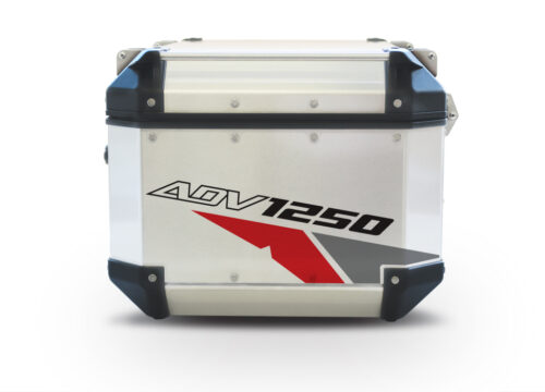 GISTI 2706 Givi Trekker Outback Top Box 42lt 58lt Velos Red Grey Stickers Kit ADV1250