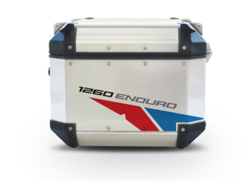 GISTI 2707 Givi Trekker Outback Top Box 42lt 58lt Velos Red Blue Stickers Kit 1260ENDURO