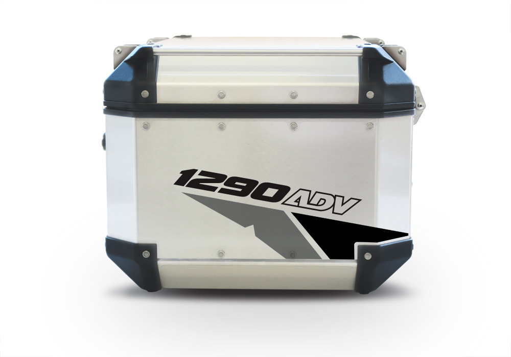 Givi Trekker Outback Top Box Velos Black & Grey Stickers Kit