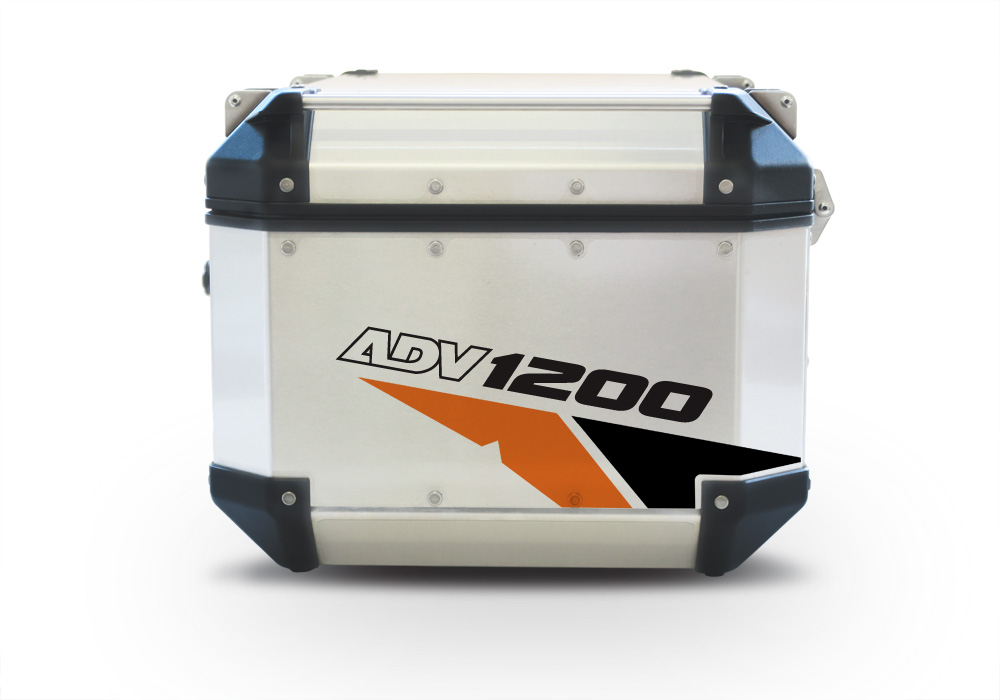Givi Trekker Outback Top Box Velos Black & Orange Stickers Kit