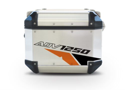 GISTI 2709 Givi Trekker Outback Top Box 42lt 58lt Velos Orange Black Stickers Kit ADV1250