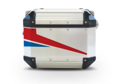 Givi Trekker Outback Top Box Vivo Blue & Red Stickers Kit
