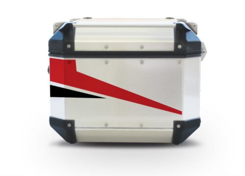 Givi Trekker Outback Top Box Vivo Black & Red Stickers Kit