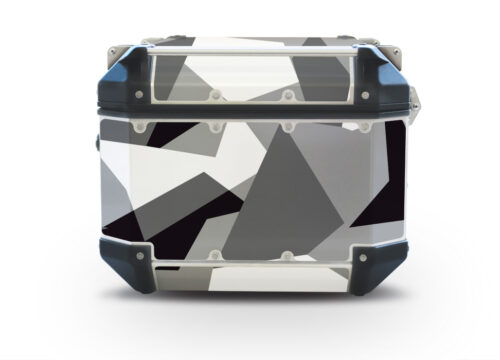 Givi Trekker Outback Top Box M90 Full Wrap Grey Camo Stickers Kit