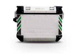 Givi Trekker Outback Side Panniers Black & Green Reflective Stripes