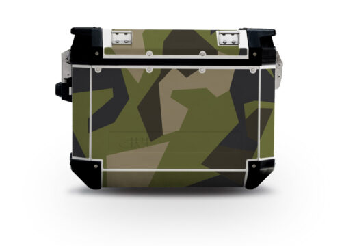 Givi Trekker Outback Side Panniers M90 Green Camo Stickers Kit