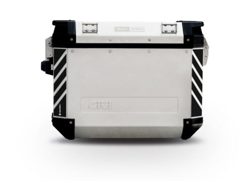 GISTI 3071 Givi Trekker Outback Side Panniers 48lt 37lt Black Reflective Stripes Stickers Kit 01