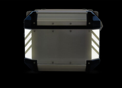 GISTI 3073 Givi Trekker Outback Top Box 42lt 58lt Black Reflective Stripes Stickers Kit 02