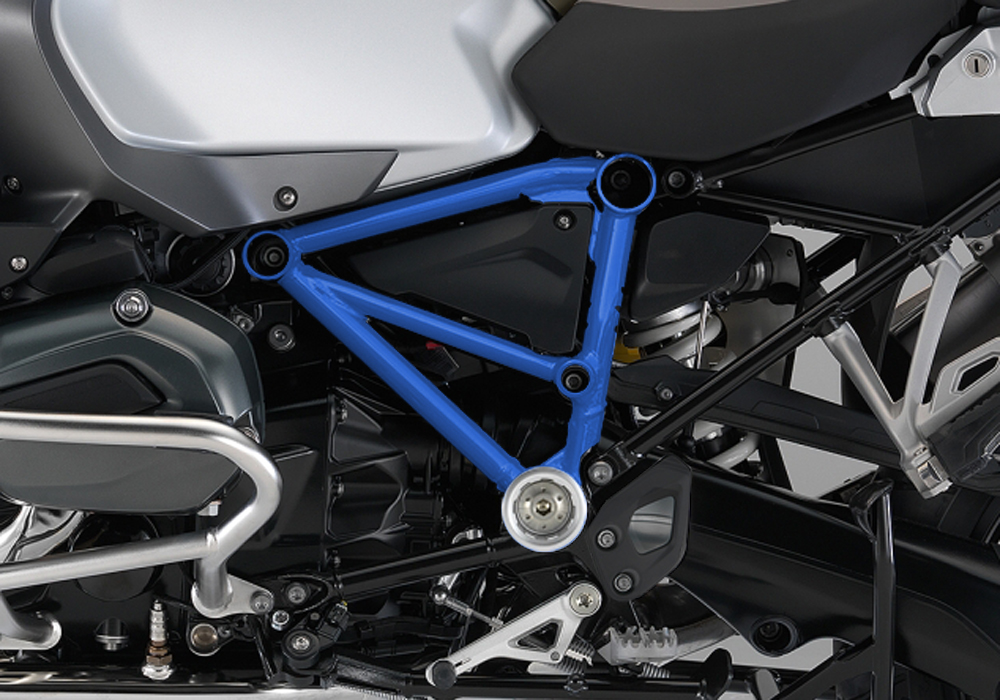 BFS 3091 Pyramid Left Cobalt Blue