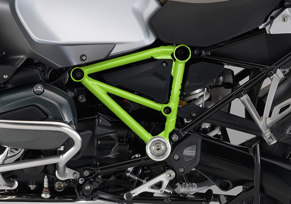 BFS 3091 Pyramid Left Toxic Green