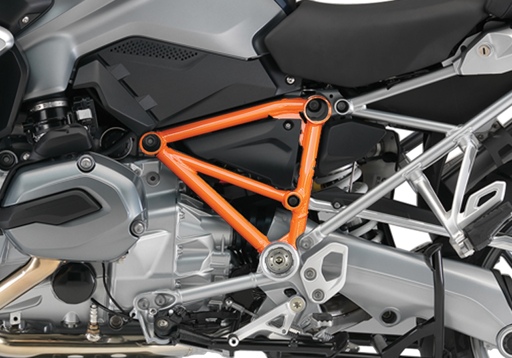 BFS 3098 BMW R1200GS LC Pyramid Left Orange