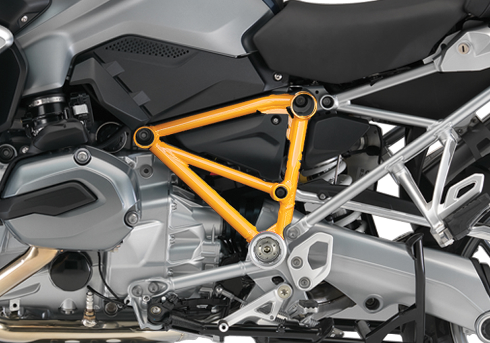 BFS 3098 BMW R1200GS LC Pyramid Left Yellow