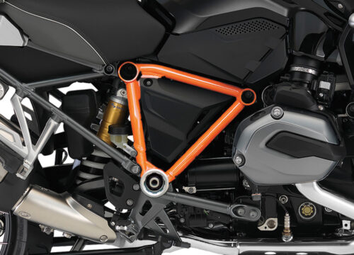 BFS 3099 BMW GS LC 2013 2016 Triple Black Pyramid Frame Wrap Orange 02
