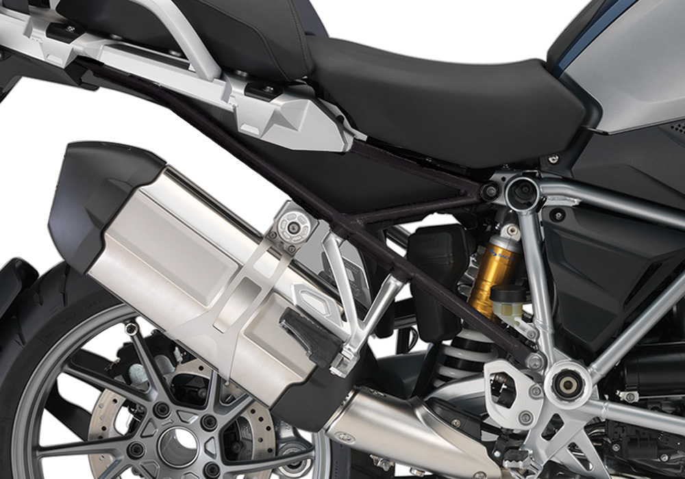 BFS 3107 BMW R1200GS LC 2013 2016 Frozen Dark Blue Subframe Wrap Black 02