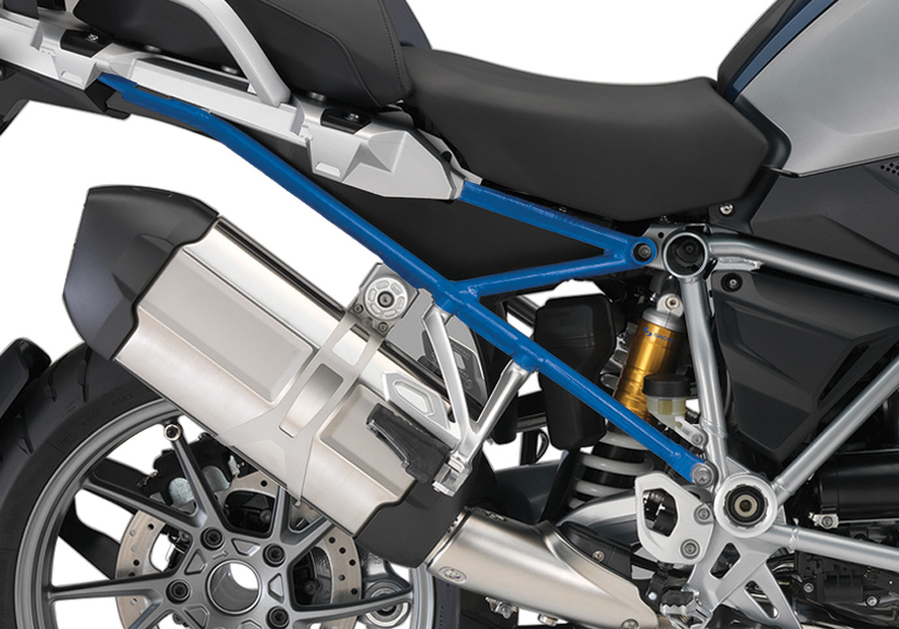 BFS 3107 BMW R1200GS LC 2013 2016 Frozen Dark Blue Subframe Wrap Cobalt Blue 02