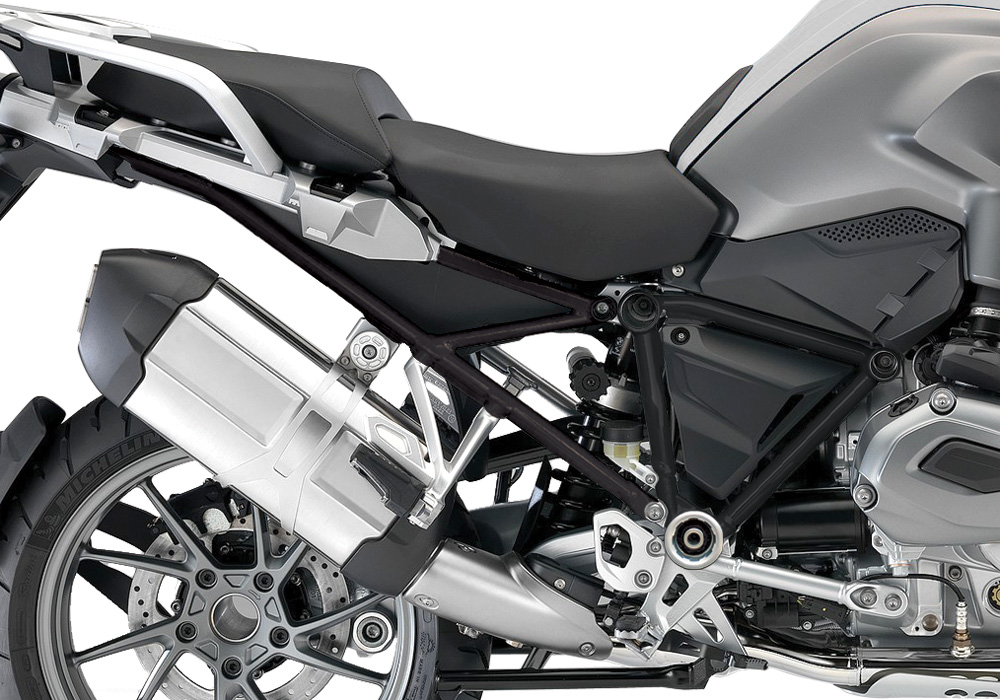 BFS 3120 BMW R1200GS LC 2013 2016 Alpine White GS Frame Wrap Black 02