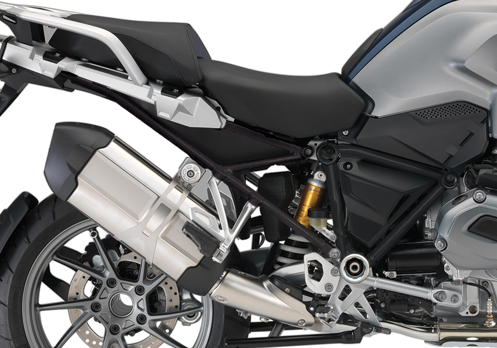 BFS 3124 BMW R1200GS LC 2013 2016 Frozen Dark Blue GS Frame Wrap Black 02