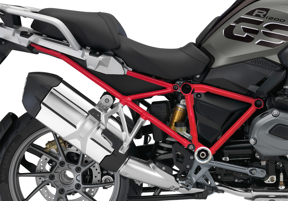 BFS 3128 BMW R1200GS LC 2017 Style Exclusive GS Frame Wrap Red 02