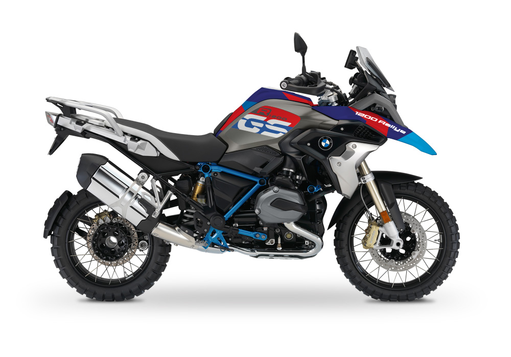 BKIT 3141 BMW R1200GS LC 2017 Lupine Blue Metallic Rallye M90 Red Blue Camo 01