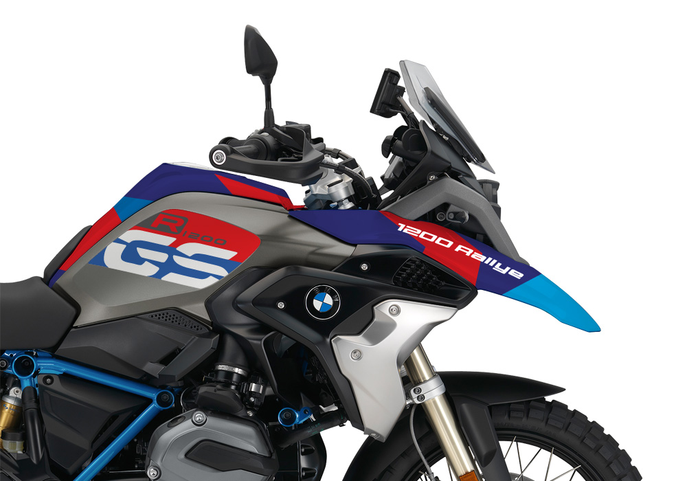 BKIT 3141 BMW R1200GS LC 2017 Lupine Blue Metallic Rallye M90 Red Blue Camo 02