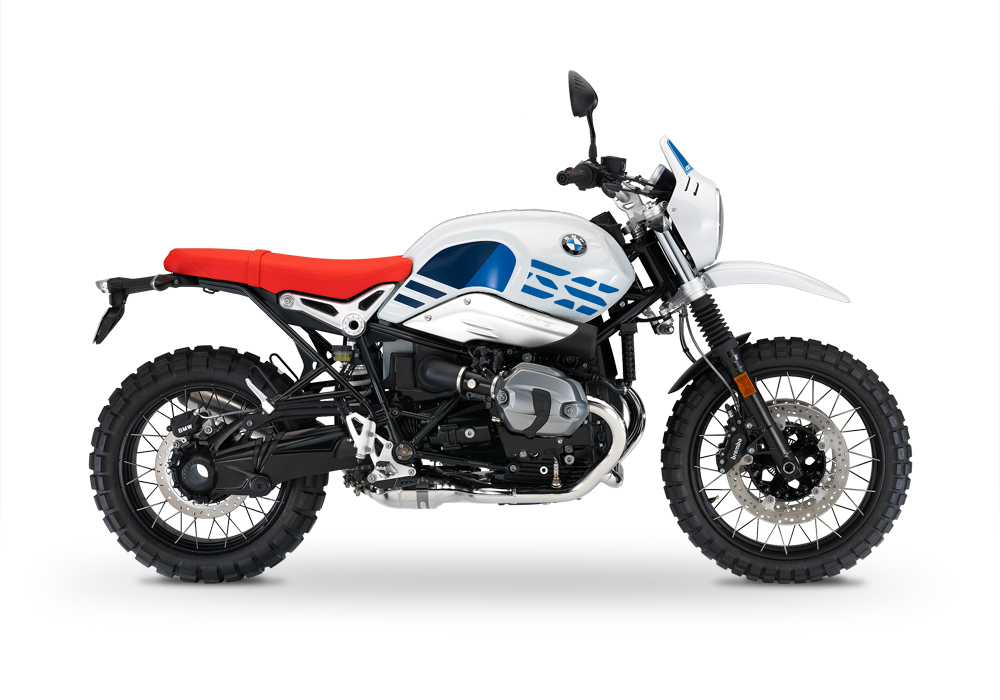 BKIT 3142 BMW RnineT Urban GS Side Tank and Front Fender GS Stickers Kit Cobalt Blue 01 1