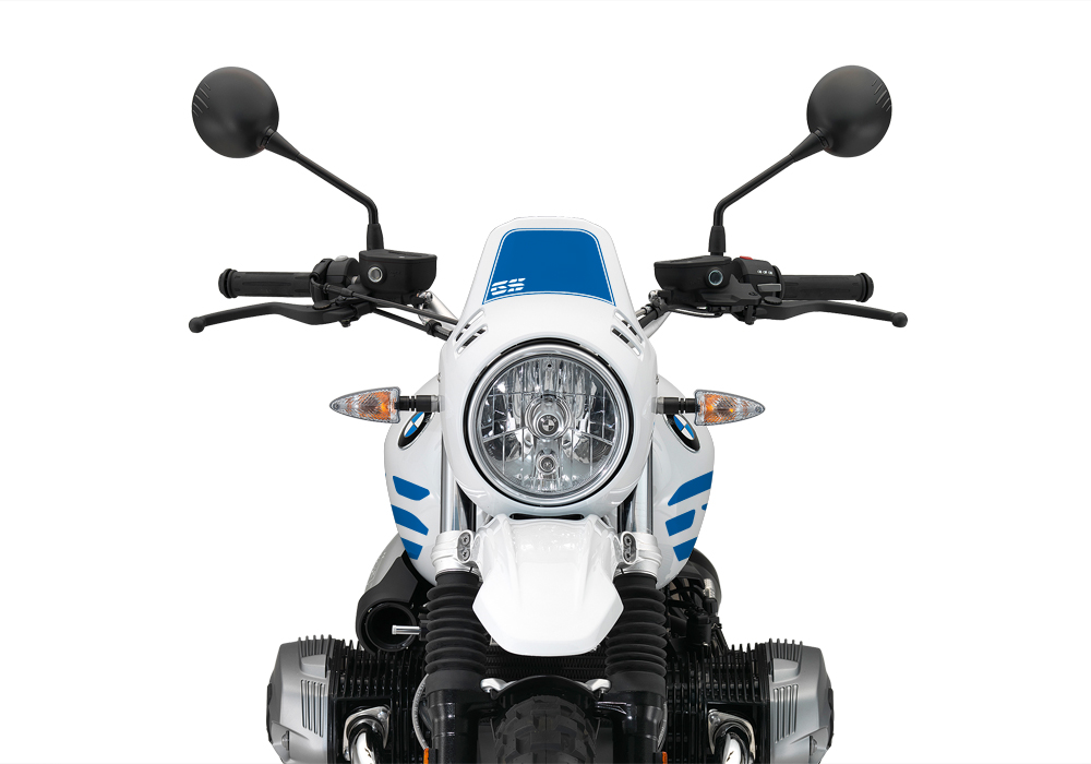 BKIT 3142 BMW RnineT Urban GS Side Tank and Front Fender GS Stickers Kit Cobalt Blue 04 1