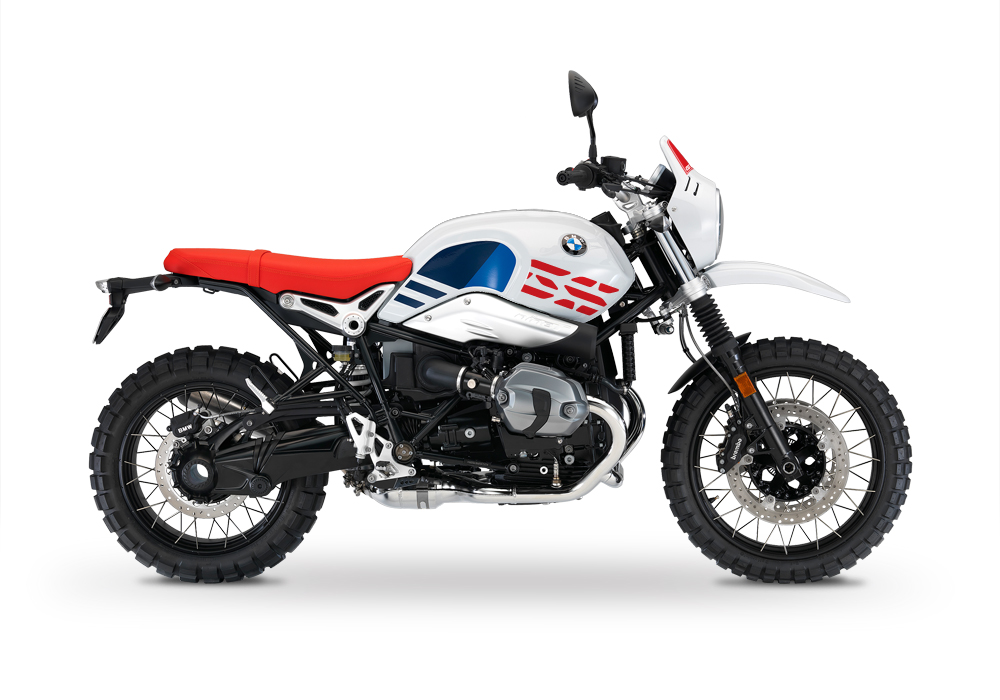 BKIT 3142 BMW RnineT Urban GS Side Tank and Front Fender GS Stickers Kit Red 01 1