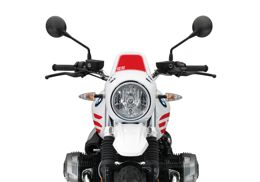 BKIT 3142 BMW RnineT Urban GS Side Tank and Front Fender GS Stickers Kit Red 04 1