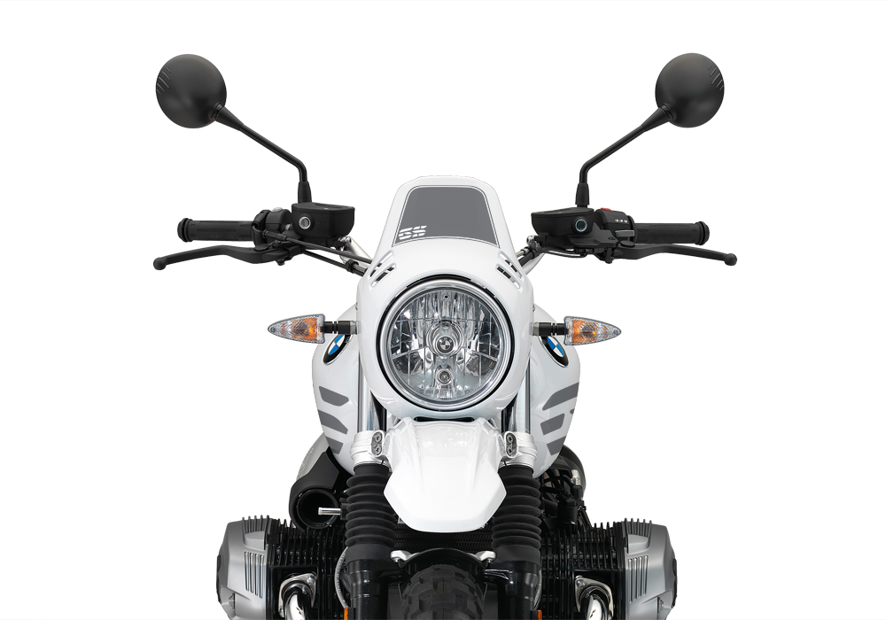 BKIT 3142 BMW RnineT Urban GS Side Tank and Front Fender GS Stickers Kit Silver Dark 04 1