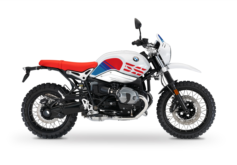 BKIT 3143 BMW RnineT Urban GS Limited Edition Side Tank and Front Fender MSport Stickers Kit 01 1