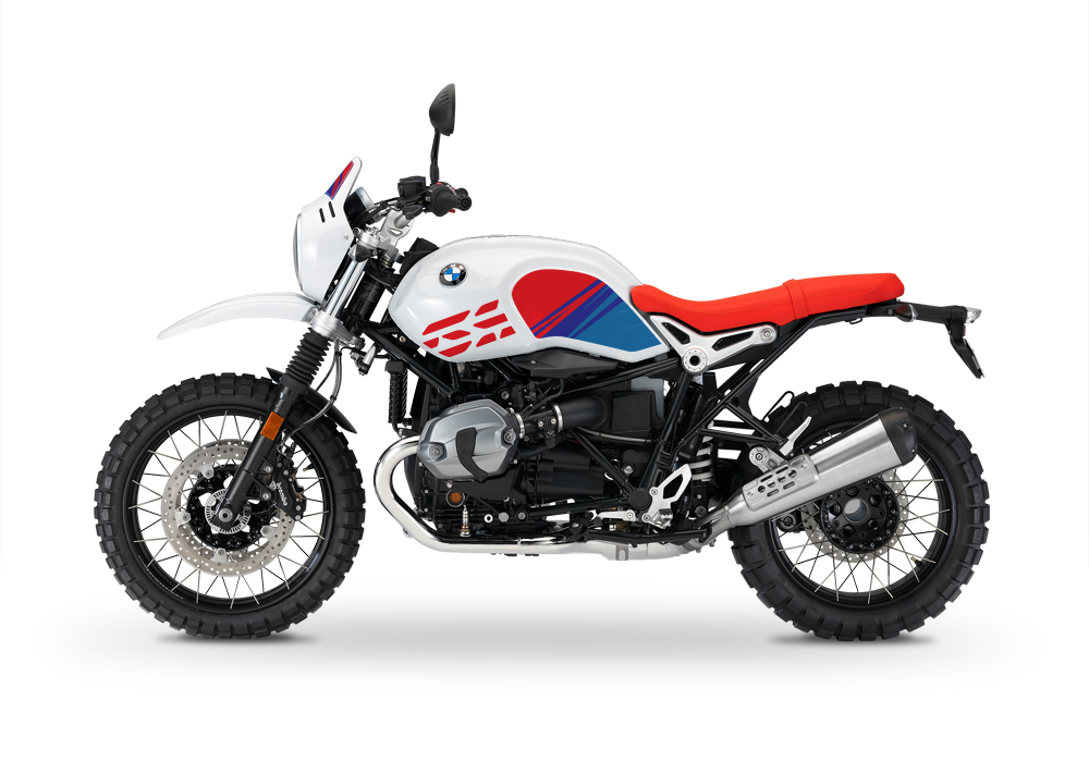 BKIT 3143 BMW RnineT Urban GS Limited Edition Side Tank and Front Fender MSport Stickers Kit 03 1