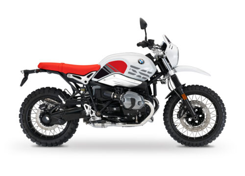 BKIT 3146 BMW RnineT Urban GS Limited Edition Side Tank and Front Fender Red Grey Stickers Kit 01 1