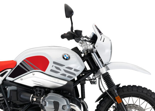 BKIT 3146 BMW RnineT Urban GS Limited Edition Side Tank and Front Fender Red Grey Stickers Kit 02 1