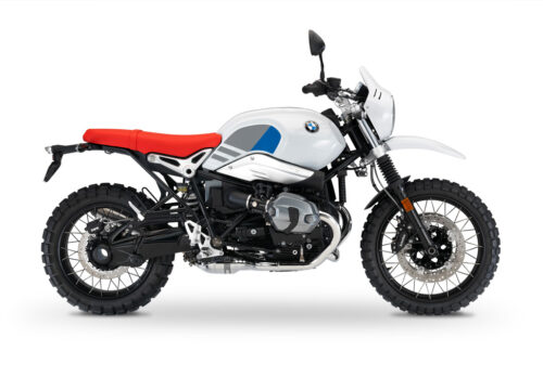 BKIT 3149 BMW RnineT Urban GS Side Tank Replica Blue Grey Stickers Kit 01
