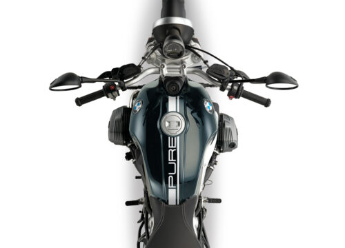 BKIT 3154 BMW RnineT Pure Top Tank Stickers Kit White 02