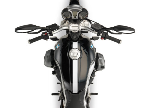 BKIT 3157 BMW RnineT Top Tank Triple Line Stickers Kit White 02