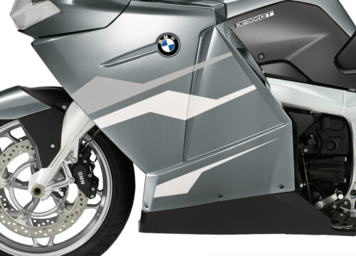 BKIT 3178 BMW K1200GT Aventurin Silver Metallic Stingray Series Silver White Stickers Kit 02