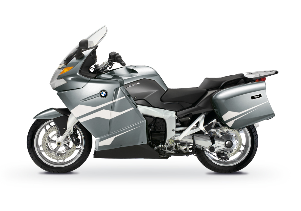 BKIT 3179 BMW K1200GT Aventurin Silver Metallic Stingray Series White Stickers Kit 01