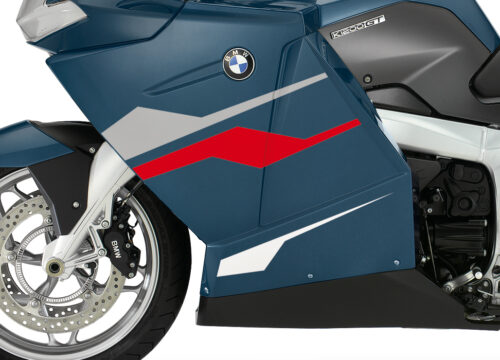 BKIT 3185 BMW K1200GT Deep Blue Metallic Stingray Series Red Silver Stickers Kit 02