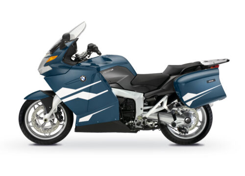BKIT 3187 BMW K1200GT Deep Blue Metallic Stingray Series White Stickers Kit 01