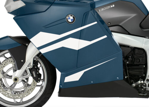 BKIT 3187 BMW K1200GT Deep Blue Metallic Stingray Series White Stickers Kit 02