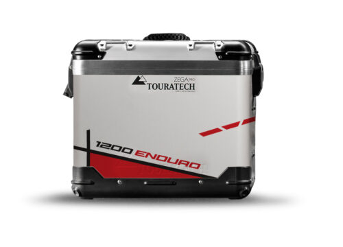 TSTI 3201 Touratech Zega Pro Aluminium Panniers Vector Series Red Stickers Kit 1200ENDURO