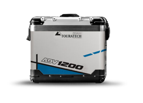 TSTI 3202 Touratech Zega Pro Aluminium Panniers Vector Series Blue Stickers Kit ADV1200