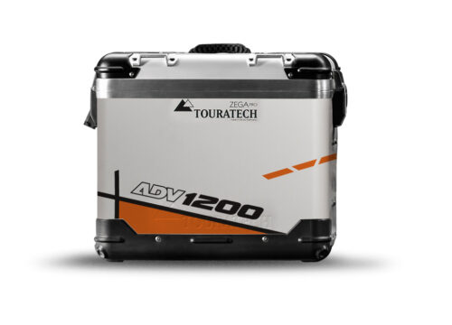 TSTI 3203 Touratech Zega Pro Aluminium Panniers Vector Series Orange Stickers Kit ADV1200