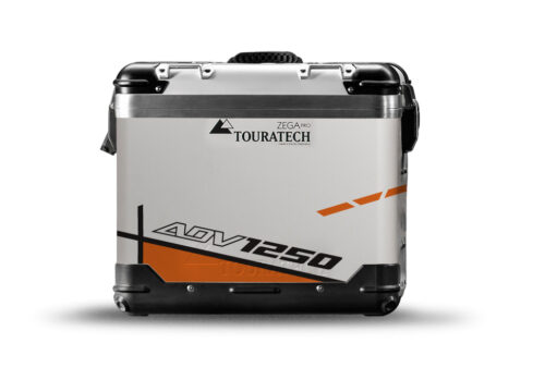 TSTI 3203 Touratech Zega Pro Aluminium Panniers Vector Series Orange Stickers Kit ADV1250