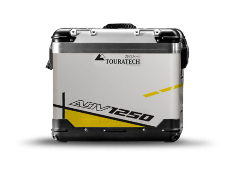 TSTI 3204 Touratech Zega Pro Aluminium Panniers Vector Series Yellow Stickers Kit ADV1250