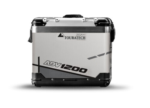 TSTI 3205 Touratech Zega Pro Aluminium Panniers Vector Series Grey Stickers Kit ADV1200