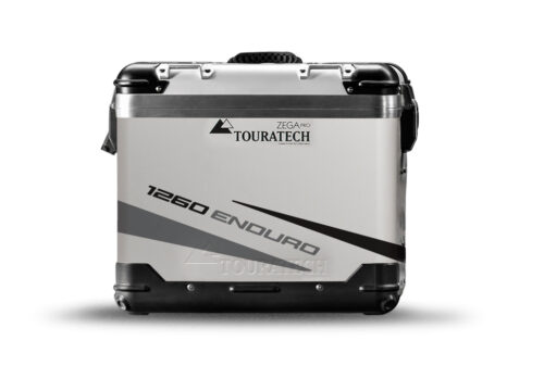 TSTI 3207 Touratech Zega Pro Aluminium Panniers Vivo Series Black Grey Stickers Kit 1260ENDURO