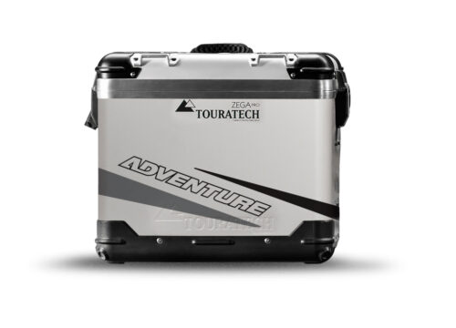 TSTI 3207 Touratech Zega Pro Aluminium Panniers Vivo Series Black Grey Stickers Kit ADVENTURE