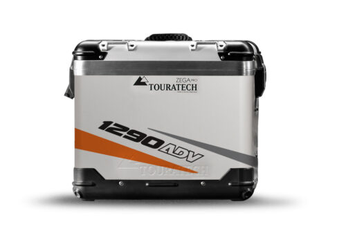 TSTI 3210 Touratech Zega Pro Aluminium Panniers Vivo Series Orange Grey Stickers Kit 1290ADV